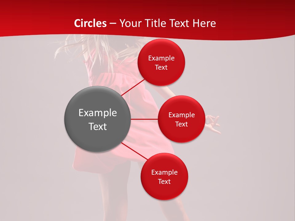 Dancer Girl Nightlife PowerPoint Template