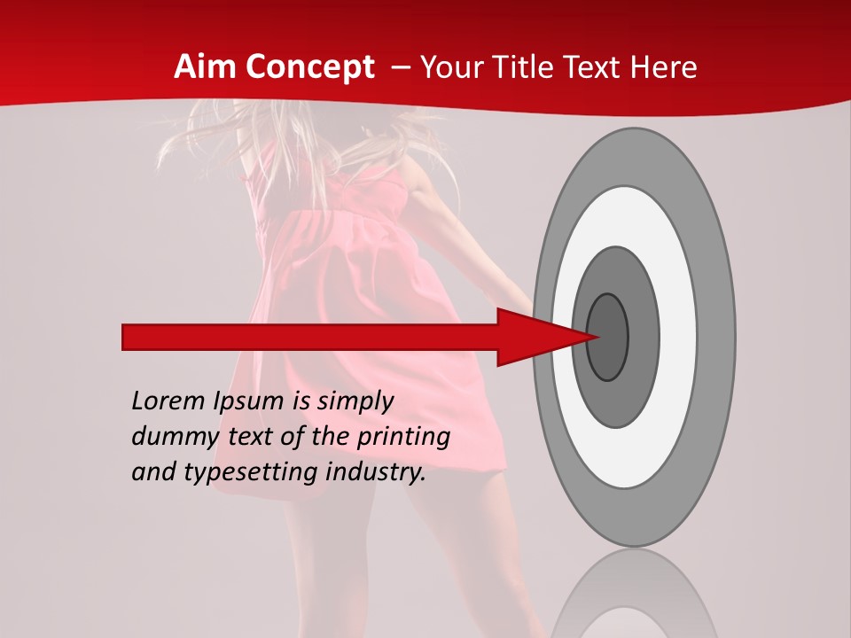 Dancer Girl Nightlife PowerPoint Template