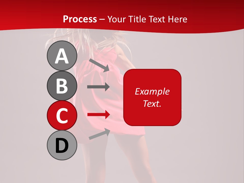 Dancer Girl Nightlife PowerPoint Template