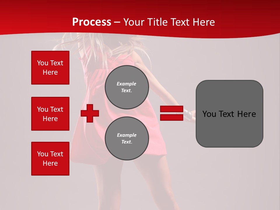 Dancer Girl Nightlife PowerPoint Template