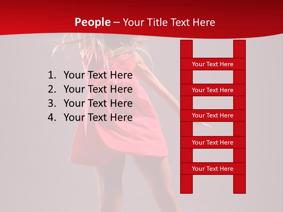 Dancer Girl Nightlife PowerPoint Template