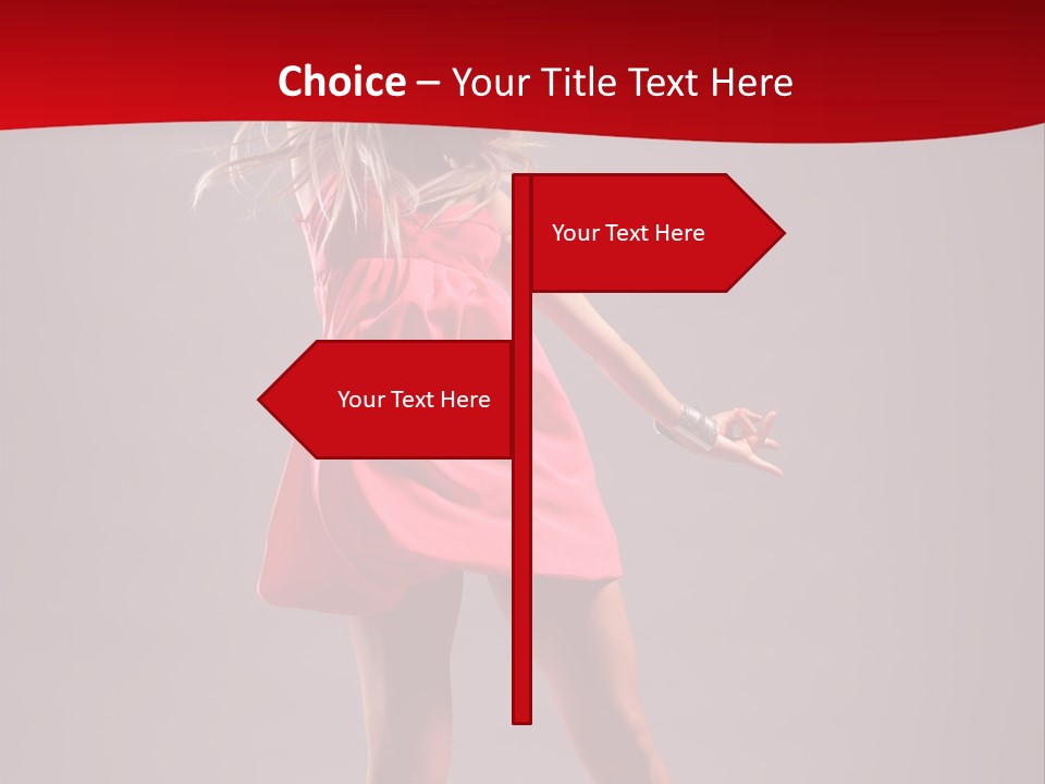 Dancer Girl Nightlife PowerPoint Template