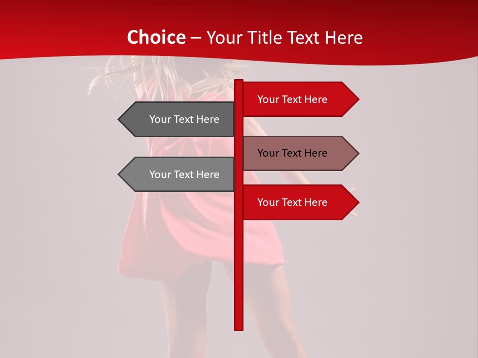 Dancer Girl Nightlife PowerPoint Template