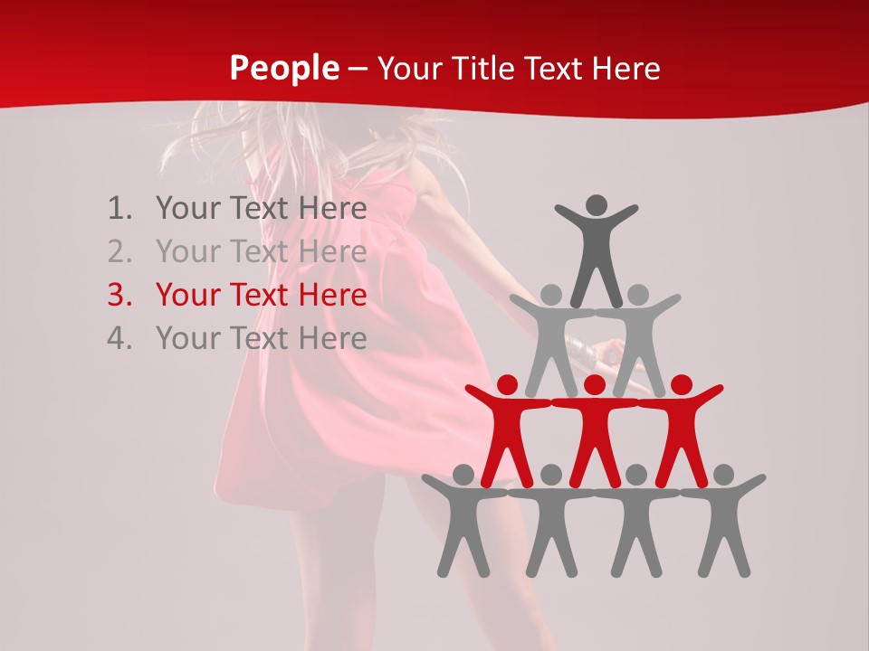 Dancer Girl Nightlife PowerPoint Template