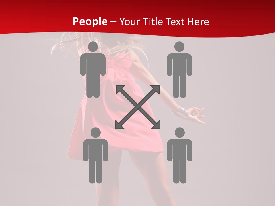 Dancer Girl Nightlife PowerPoint Template