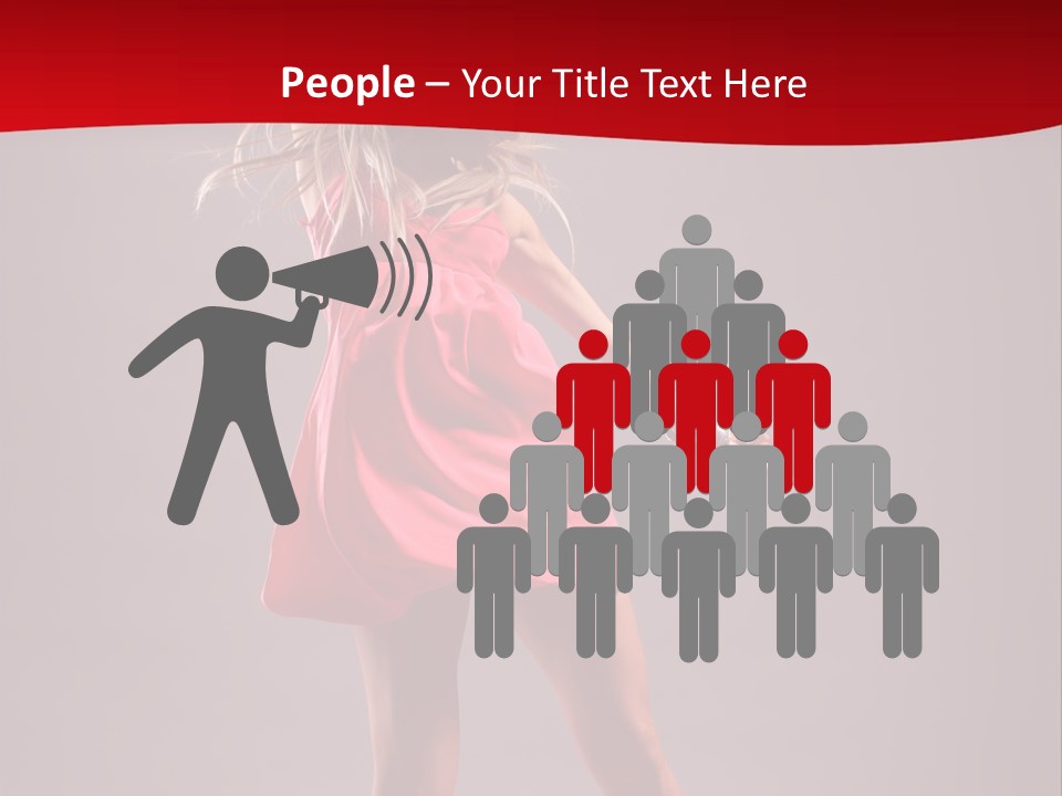 Dancer Girl Nightlife PowerPoint Template