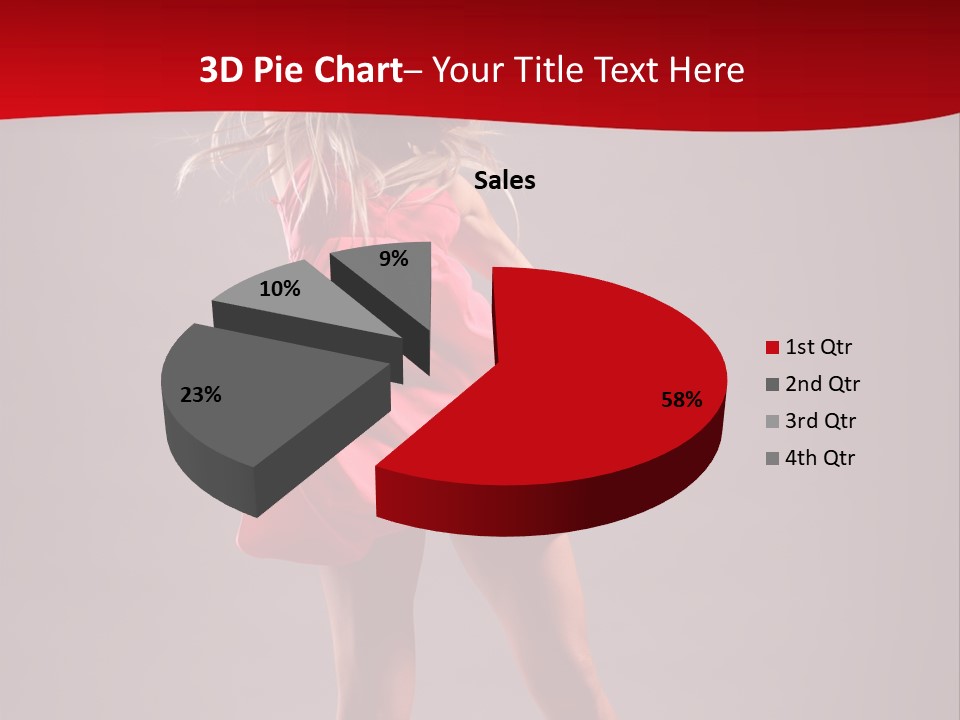 Dancer Girl Nightlife PowerPoint Template