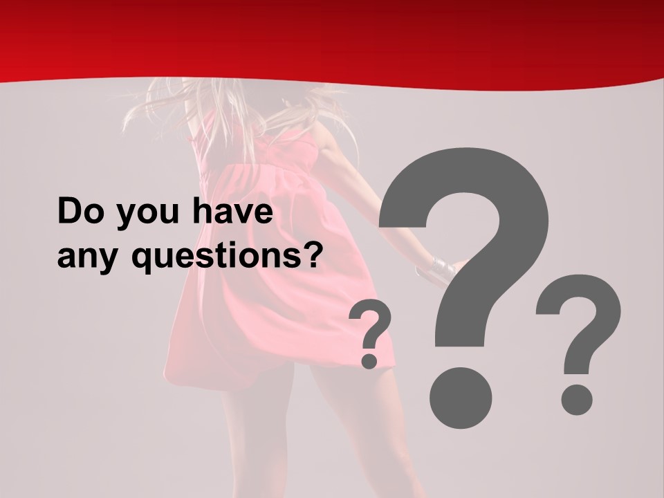 Dancer Girl Nightlife PowerPoint Template