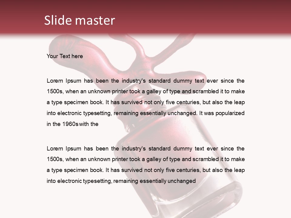 Shiny Elegance Nobody PowerPoint Template