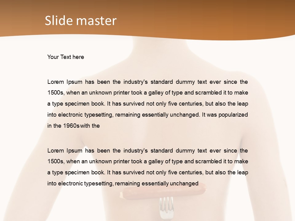 Women Naked Wellness PowerPoint Template