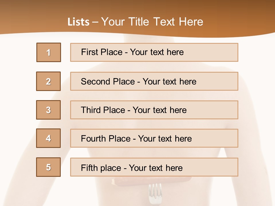 Women Naked Wellness PowerPoint Template