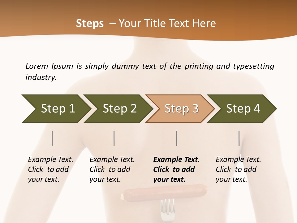 Women Naked Wellness PowerPoint Template
