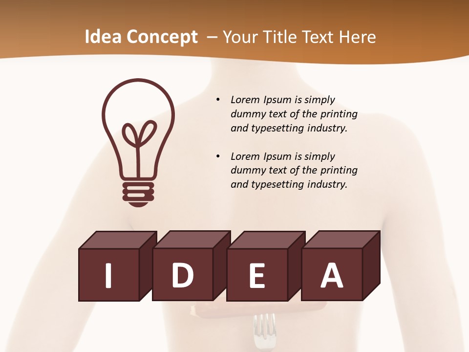 Women Naked Wellness PowerPoint Template