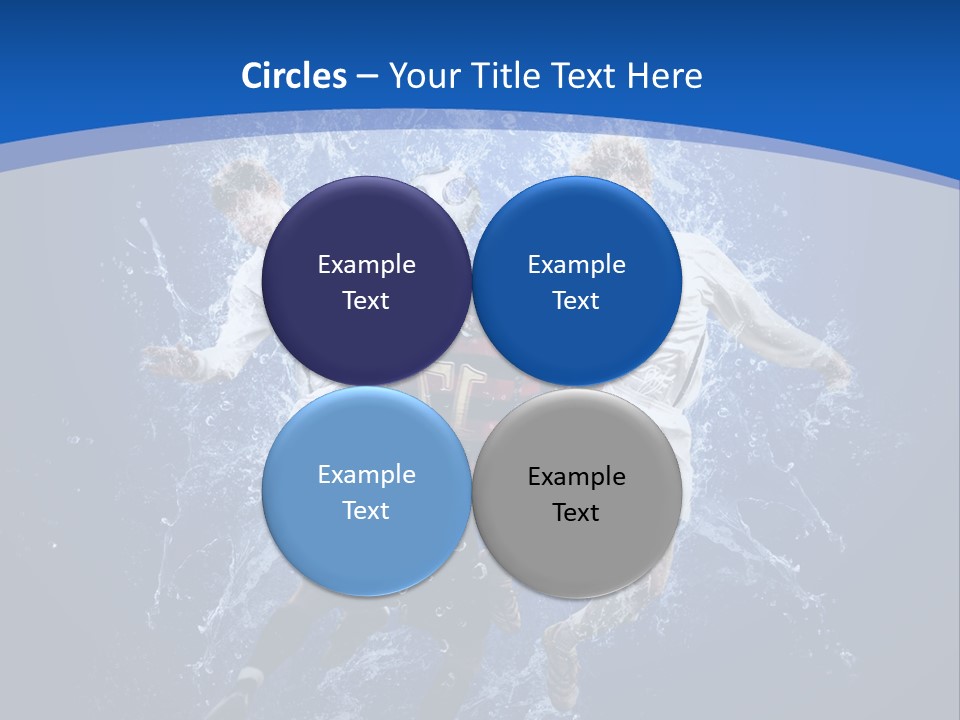 Art Abstract Splashing PowerPoint Template