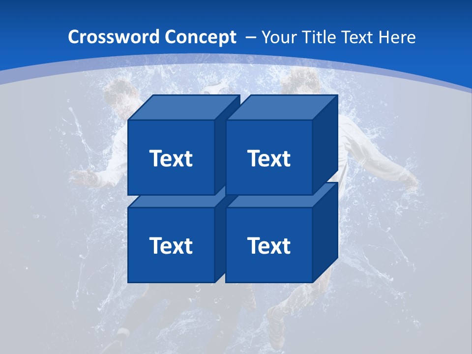 Art Abstract Splashing PowerPoint Template