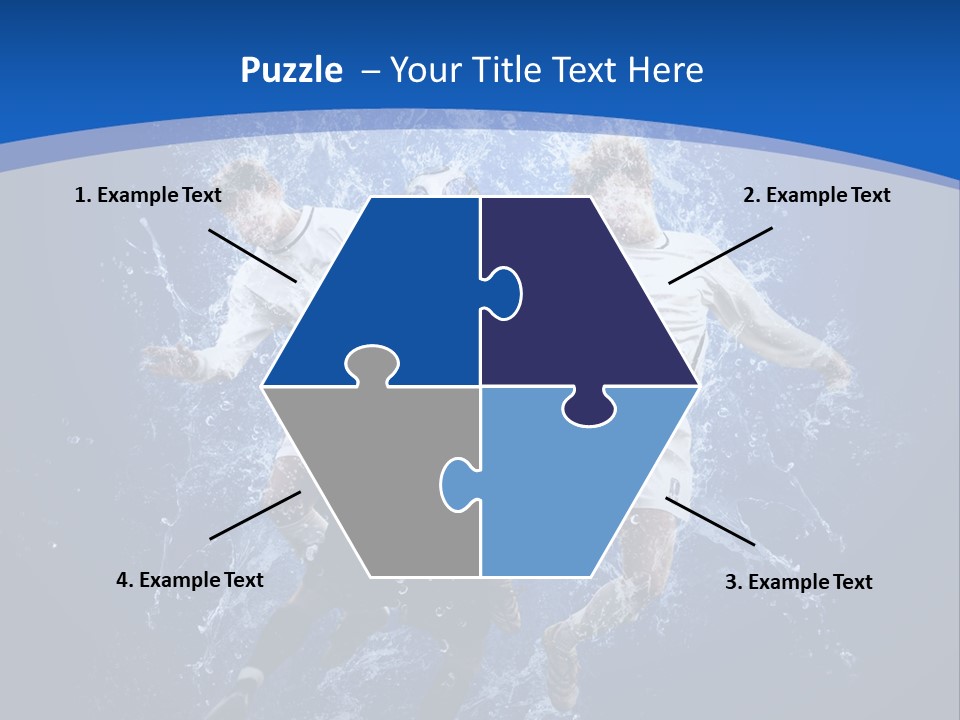 Art Abstract Splashing PowerPoint Template