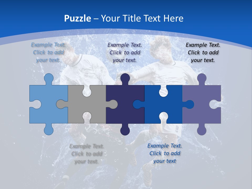 Art Abstract Splashing PowerPoint Template