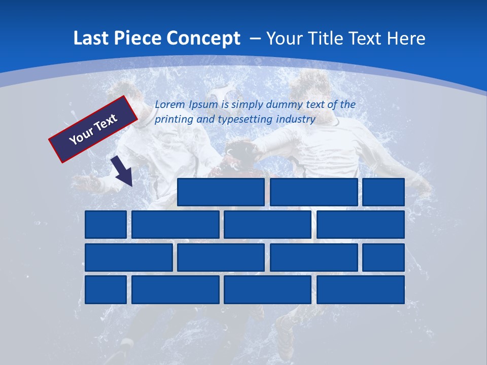 Art Abstract Splashing PowerPoint Template