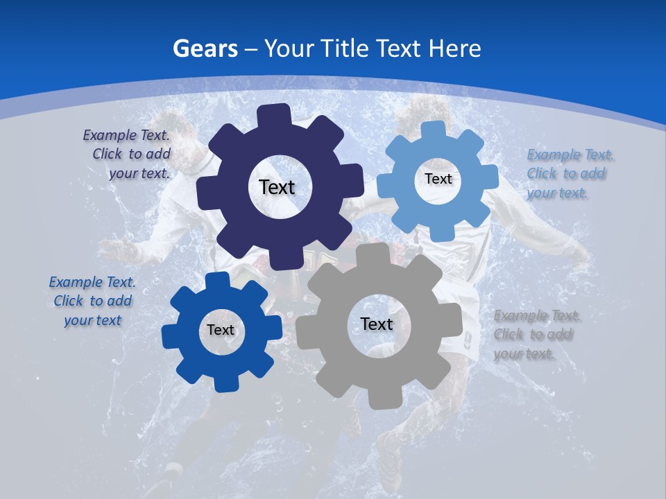 Art Abstract Splashing PowerPoint Template