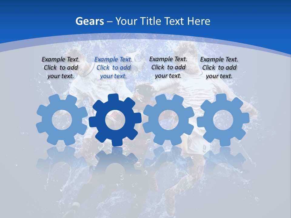 Art Abstract Splashing PowerPoint Template