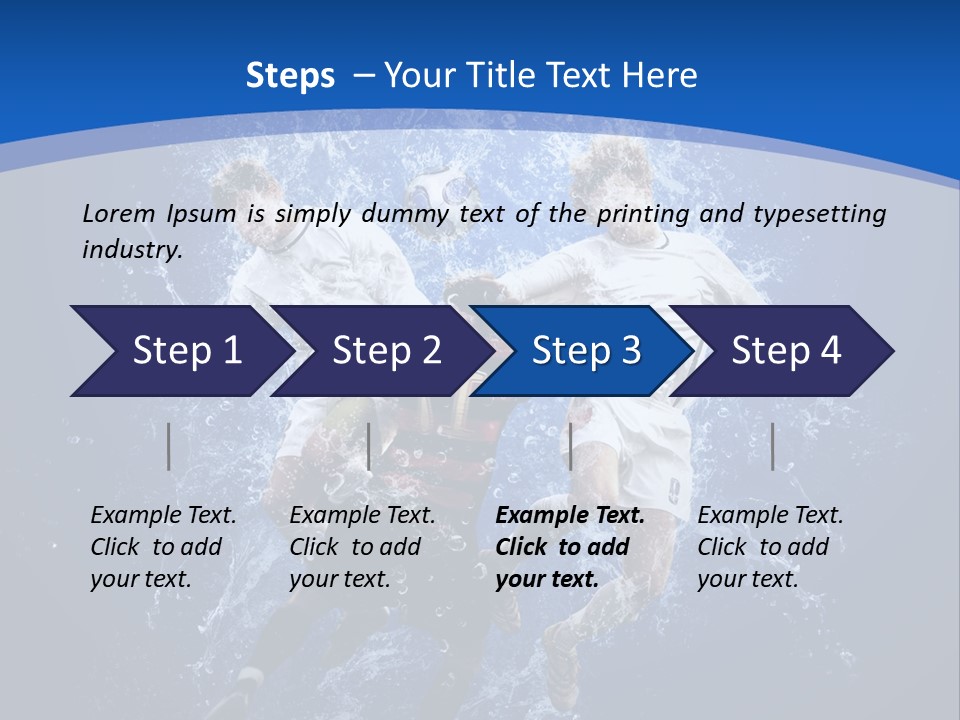 Art Abstract Splashing PowerPoint Template