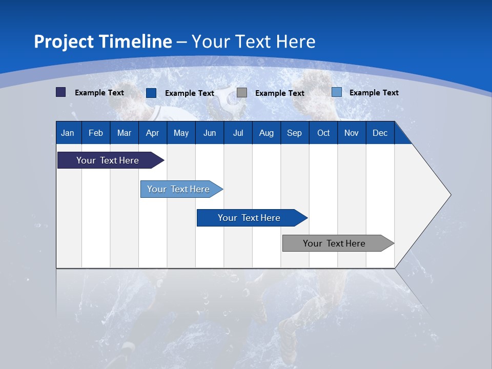 Art Abstract Splashing PowerPoint Template