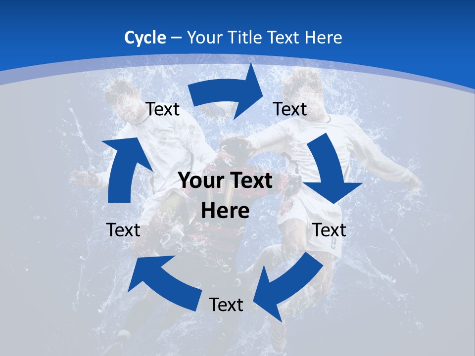 Art Abstract Splashing PowerPoint Template