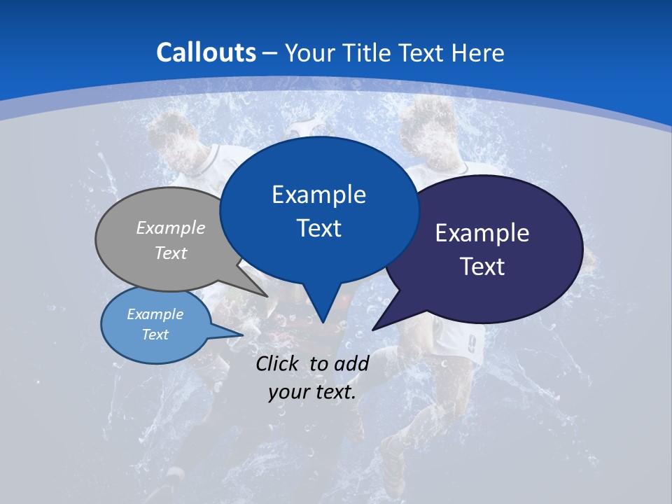 Art Abstract Splashing PowerPoint Template