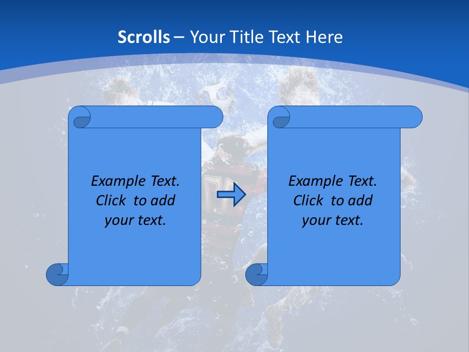 Art Abstract Splashing PowerPoint Template