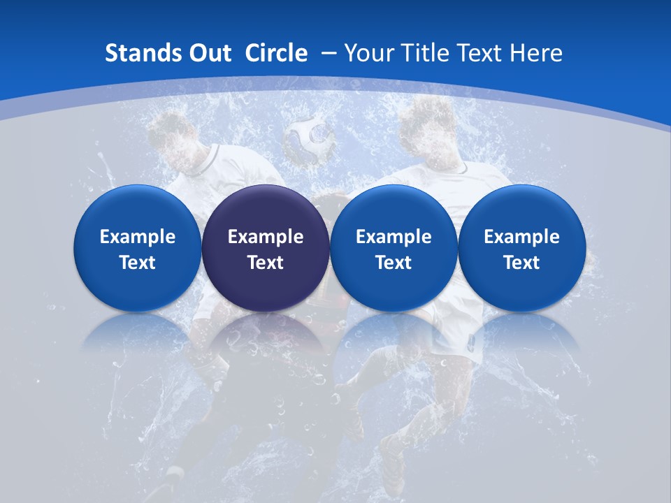 Art Abstract Splashing PowerPoint Template