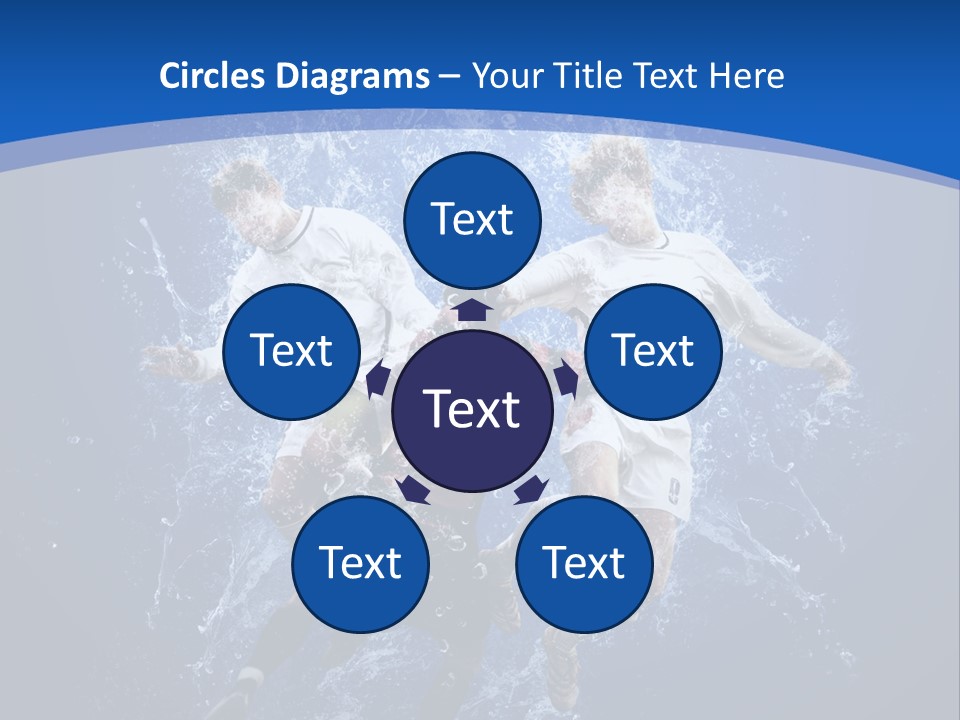 Art Abstract Splashing PowerPoint Template