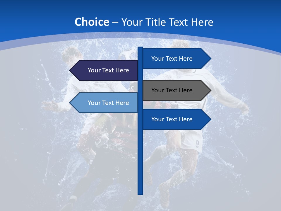 Art Abstract Splashing PowerPoint Template