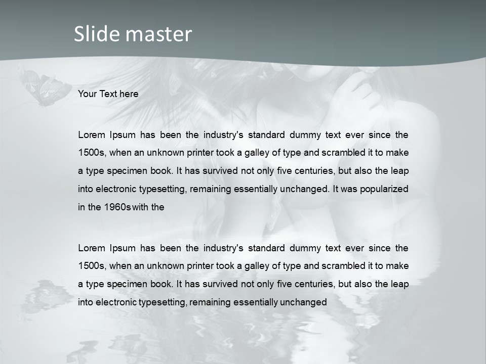 Happy Lovely Glamour PowerPoint Template