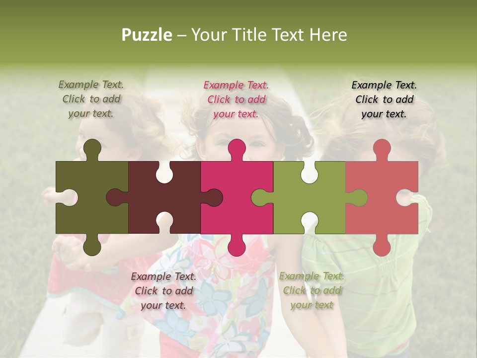 Person Forest Run PowerPoint Template