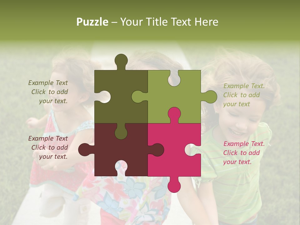 Person Forest Run PowerPoint Template