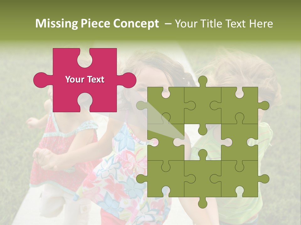 Person Forest Run PowerPoint Template