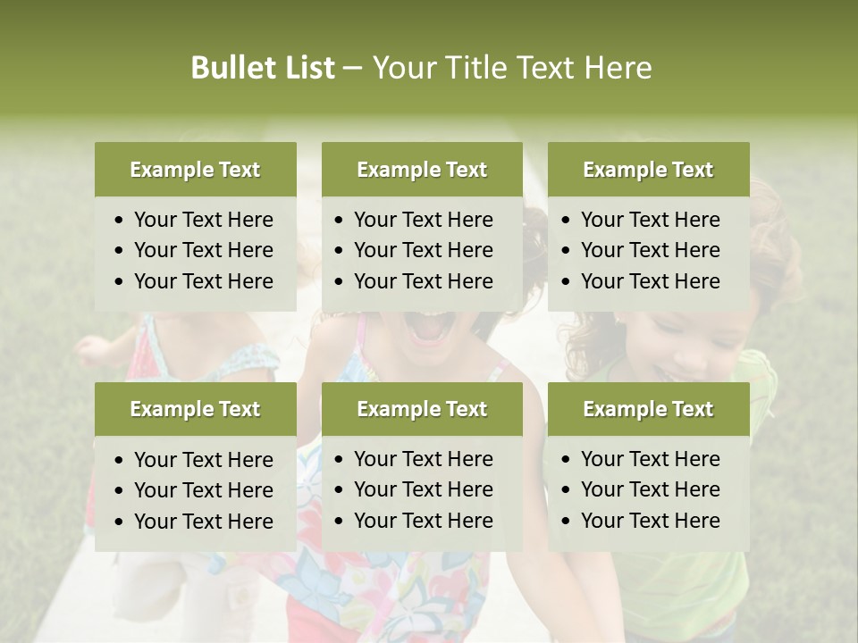 Person Forest Run PowerPoint Template