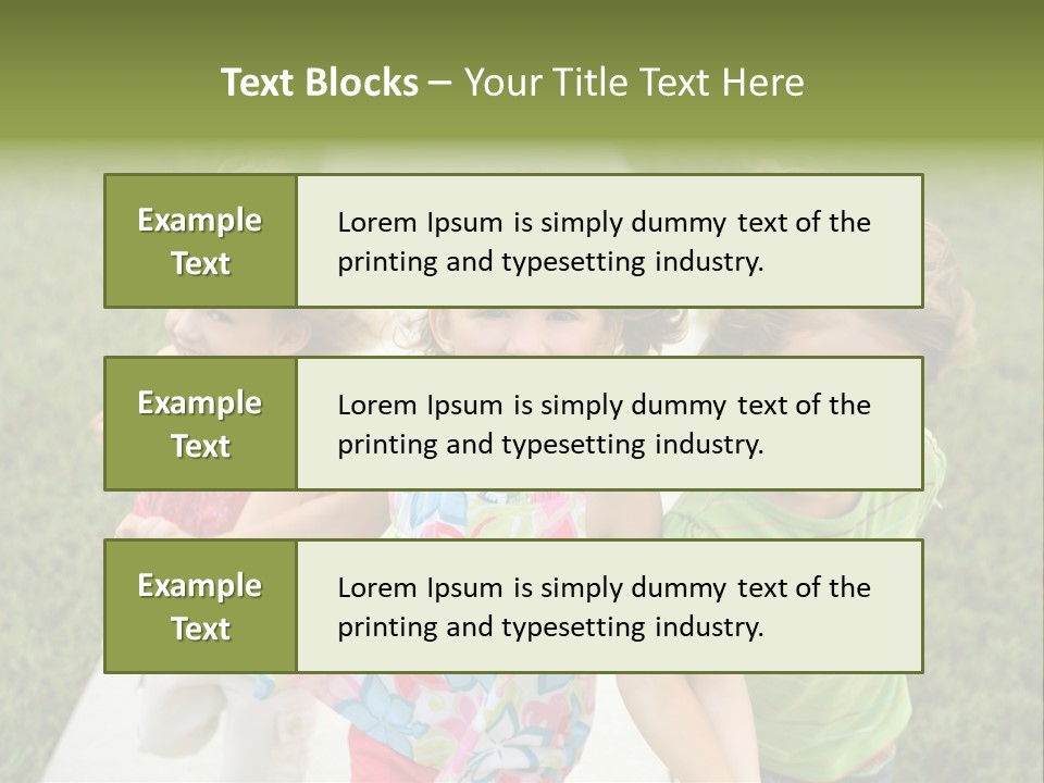Person Forest Run PowerPoint Template