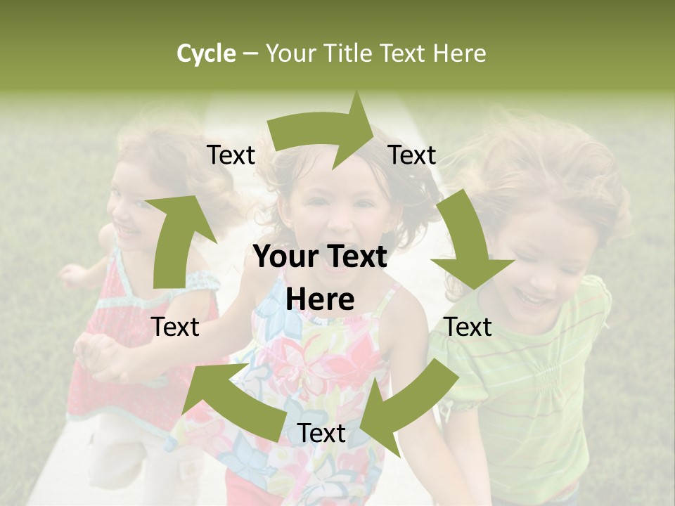 Person Forest Run PowerPoint Template