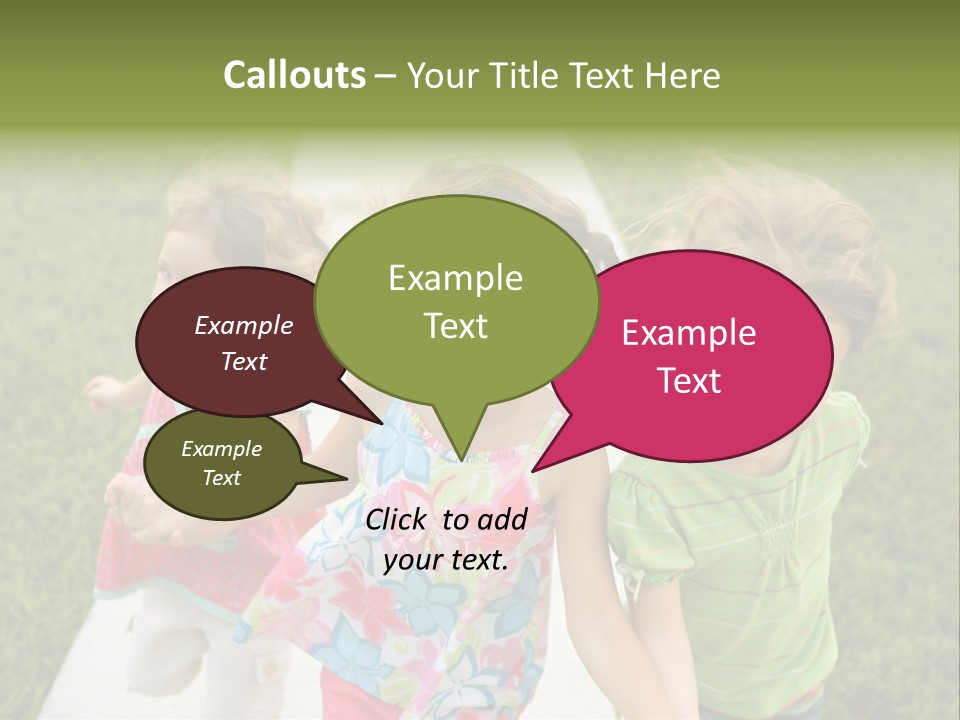 Person Forest Run PowerPoint Template