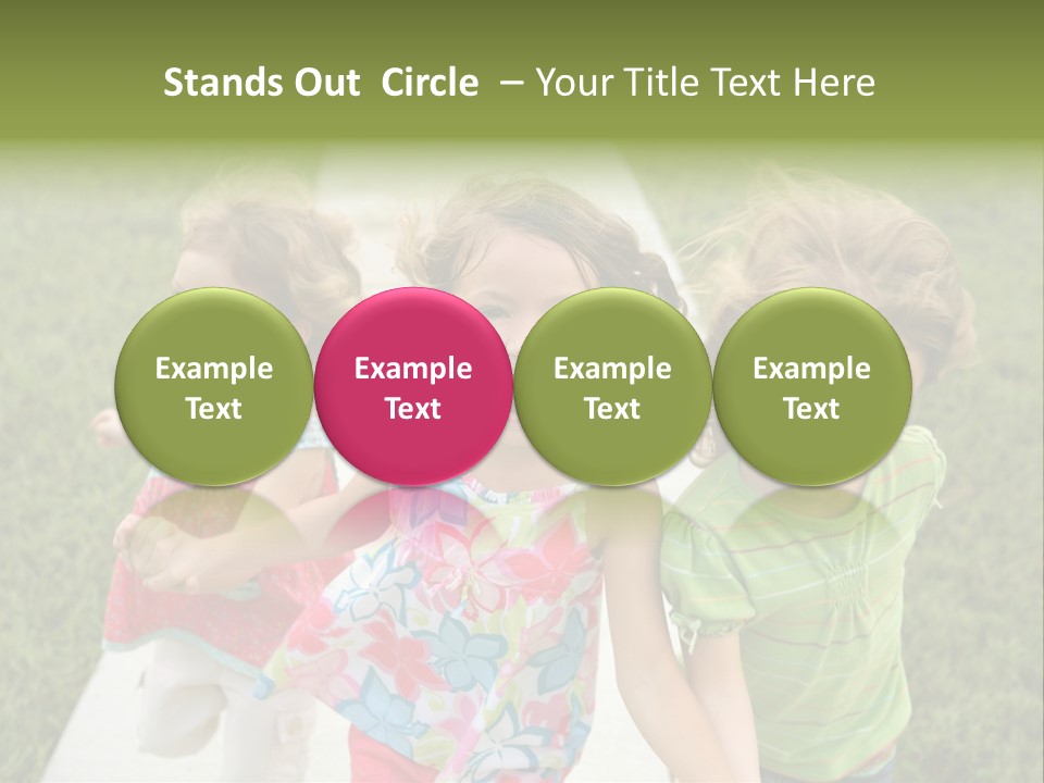 Person Forest Run PowerPoint Template