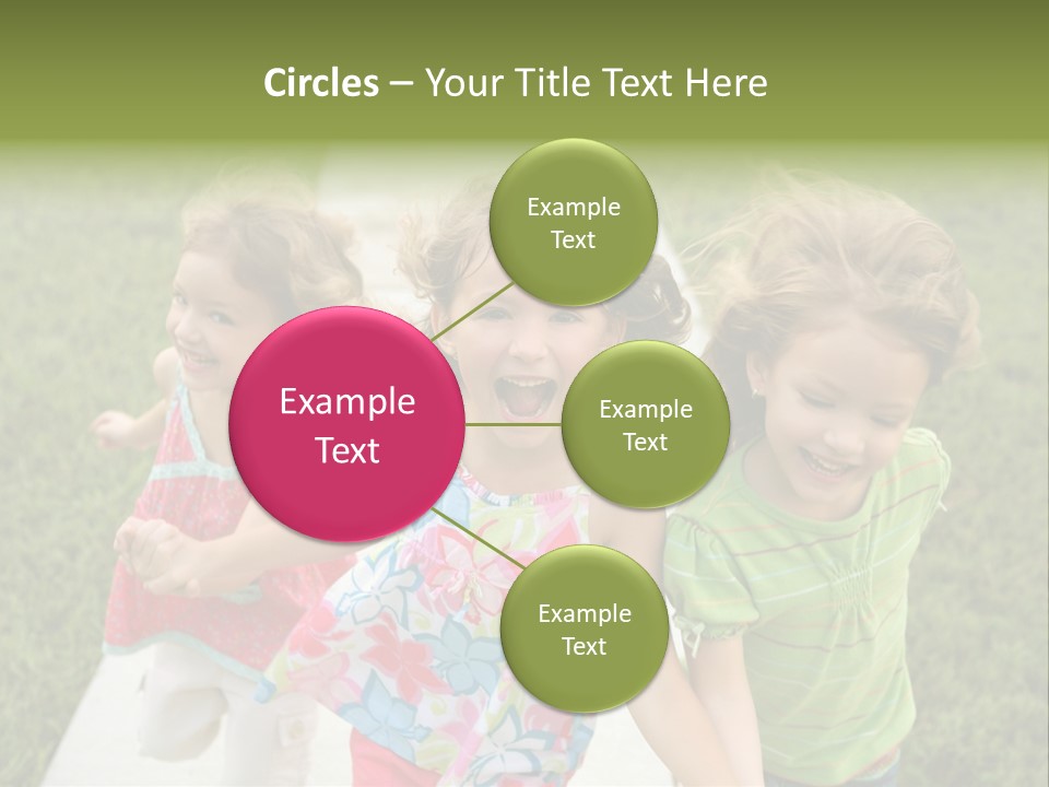 Person Forest Run PowerPoint Template