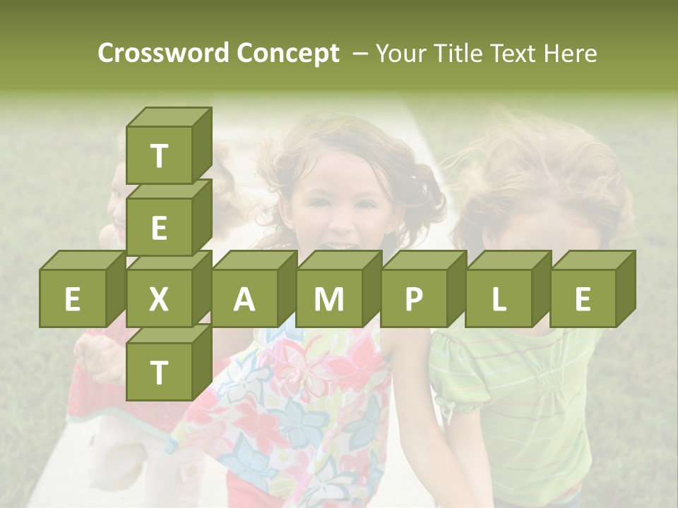 Person Forest Run PowerPoint Template