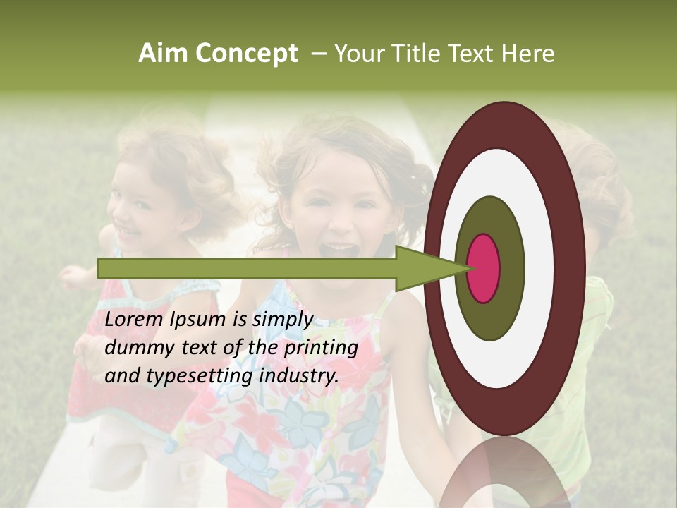 Person Forest Run PowerPoint Template