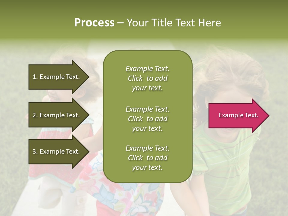 Person Forest Run PowerPoint Template