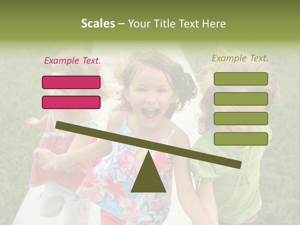 Person Forest Run PowerPoint Template