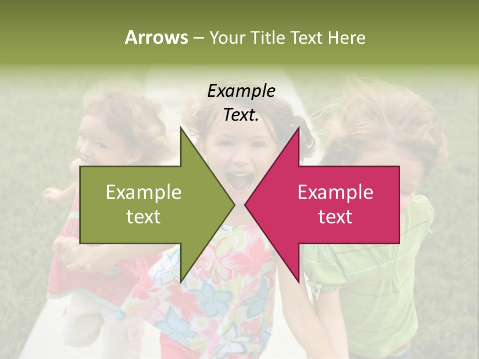 Person Forest Run PowerPoint Template