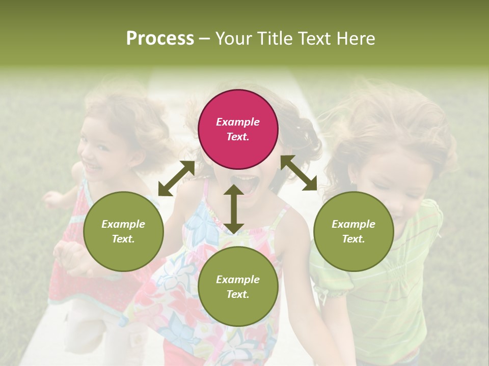 Person Forest Run PowerPoint Template