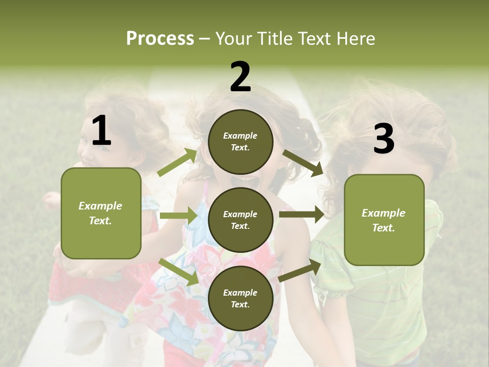 Person Forest Run PowerPoint Template