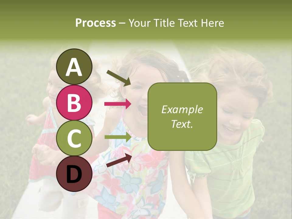 Person Forest Run PowerPoint Template